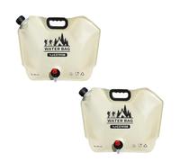 ALMLWIAJ Water Container, 5L-8L Collapsible Drinking Car Water Carrier Container, Outdoor Folding Water Bag for Sport, Hiking, Camping, BBQ, Picnic (khaki 8L)