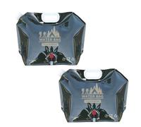 ALMLWIAJ Water Container, 5L-8L Collapsible Drinking Car Water Carrier Container, Outdoor Folding Water Bag for Sport, Hiking, Camping, BBQ, Picnic (Military Green 8L)