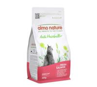 Almo Nature Anti Hairball, Dry Food Cat Adulto with Fresh Salmon | Pack of 400 g