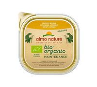 Almo Nature Biorganic - Wet Doog Food made with 100% Bio Ingredients - Chicken - 300g (Pack of 9)