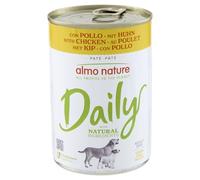 almo nature Daily - Dog Wet Food for Adult Dogs - Patè with Natural Ingredients -Chicken - Pack of 24 x 400g