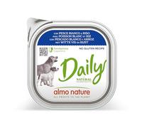 almo nature Daily Menu Dog Paté with White Fish and Rice, 300 g, Pack of 9