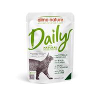 Almo Nature Daily Menu Pouches for Cats 6 x 70g - Veal & Lamb