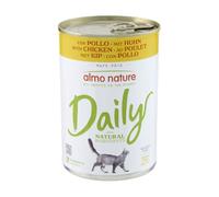 Almo Nature Daily - Wet Cat Food - Paté - Chicken - 400 g, Pack of 24
