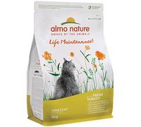 almo nature Functional - Life Maintenance - Dry Cat Food for Adult and Mature Cats - Kibbles with Fresh Turkey - Daily Feeding, Nutritionally Balanced - 2 kg