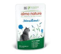 Almo Nature Functional - Sterilised - Complete Wet Cat Food for Sterilised or Inactive Cats - with Tuna - 70g (Pack of 30)