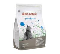 almo nature Functional - Urinary Help - Dry Cat Food for Adult and Mature Cats - Kibbles with Fresh Meat - Low Magnesium, Calcium and Phosphorus, with Glucosamine - 2 kg -
