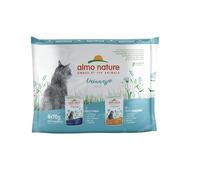 Almo Nature Functional Urinary Help - Wet Food for Adult Cats with Fish and Chicken Flavor - Support for Urinary Tract Health - 6 Pouches of 70g