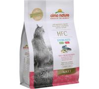 almo nature HFC Adult Sterilized Salmon- Complete Dry Cat Food for Adult Neuteu