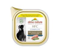 almo nature HFC Complete - Wet Dog Food for Adult Dogs - Free Range Chicken with Zucchini - Human Grade, Gluten Free, Monoprotein - 85g, Pack of 17