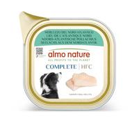 almo nature HFC Complete - Wet Dog Food for Adult Dogs - North Atlantic Cod - Human Grade, Gluten Free, Monoprotein - 85g, Pack of 17