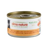 almo nature HFC Cuisine Chicken with Carrots and Rice Wet Dog Food, 95 g, Pack of 24