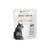 Almo Nature HFC Highly Appetizing - Sardines - Human-Grade, Monoprotein, Gluten-Free - 50g, Pack of 24