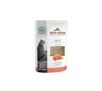 almo nature HFC Jelly Wet Cat Food Pouch with Salmon (Pack of 24 x55g)