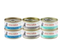Almo Nature HFC Natural Cans Saver Pack for Cats 24 x 70g - Tuna Mixed Pack (3 Varieties)