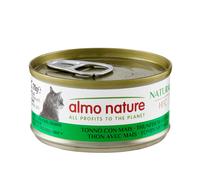 Almo Nature HFC Natural Cans Saver Pack for Cats 24 x 70g - Tuna with Sweetcorn - Natural