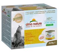 almo nature HFC Natural Light Meal Adult Cat Food - Chicken Fillet 50 g x 4 Pieces 200 g