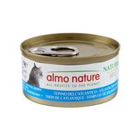 Almo Nature HFC Natural - Wet Cat Food - Atlantic Tuna - Human Grade, Gluten Free, Monoprotein - 70g, Pack of 6