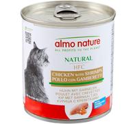 Almo Nature HFC Natural - Wet Cat Food for Cats - Chicken and Shrimps - Gluten-