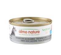 almo nature HFC Natural Adult Cat Food - 100% Tuna with Whitebait 150g x 24