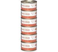 Almo Nature HFC Natural - Wet Cat Food - Salmon with Carrot - Human Grade, Glut