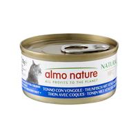Almo Nature HFC Natural Cans Saver Pack for Cats 24 x 70g - Tuna & Venus Clams - Natural