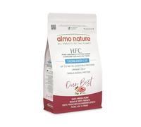 Almo Nature HFC Our Best Sterilised - Dry Food for Adult Cats - Fresh Pork, Monoprotein - Human Grade, Gluten Free, for Weight Control - 1.2kg