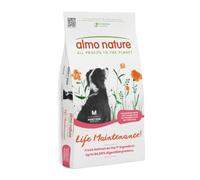 Almo Nature Life Maintenance Dry Dog Food M Salmon 12 kg - Complete Kibble for Adult Medium Breed Dogs