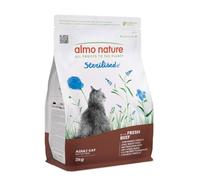 Almo Nature Functional Sterilised Dry Cat Food with Beef, 2 kg