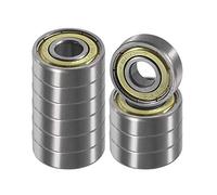 ALMOCN 10PCS 608ZZ Deep Groove Ball Bearings 608 ZZ Metal Seal Bearings Double Shield 8x22x7mm,for 3D Printer RepRap Wheel,Skateboard Bearings