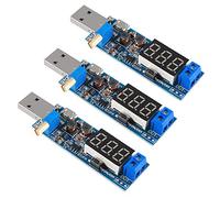 ALMOCN 3pcs USB Buck Boost Converter 3.5V-12V to 1.2V-24V DC-DC Step Up Step Down Power Supply Module Voltage Regulator 5V to 3.3V 9V 12V 18V 24V