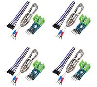 ALMOCN 4pcs DC 3-5V MAX6675 Module + K Type Thermocouple Temperature Sensor Thermocouple Sensor Set M6 Screw Compatible with Raspberry Pi Arduino