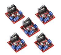 ALMOCN 5pcs L298N Motor Drive Controller Board DC Dual H-Bridge Robot Stepper Motor Control and Drives Module for Arduino Smart Car Power UNO MEGA R3 Mega2560