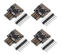 ALMOCN Digispark Kickstarter Attiny85 Module, 4Pcs USB Development Board for Arduino IDE, 8k Flash, 500ma 5V Regulator, Included USB Cable and 4 Boards