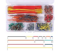 ALMOCN Jumper Wire Kit, 560PCS Polycarbonate Wire with 14 Lengths for Breadboard Prototyping, Organized Storage Box Included