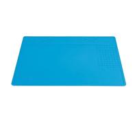 Almohadilla de mantenimiento de reparación de silicona térmica, estera de soldadura de aislamiento de alta temperatura para reparación de teléfonos y portátiles, Azul, 31x21cm