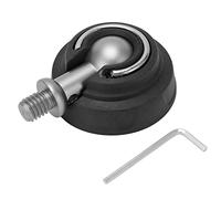 Almohadilla para pie de trípode de 3/8 pulgadas Goma duradera Acero inoxidable Antideslizante Reemplazo de pie para trípode de cámara de 50 mm de diámetro con diseño de cabeza