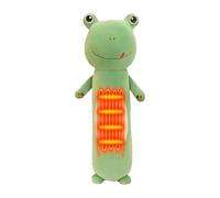 Almohadilla térmica - Almohadilla térmica de plush USB con 5 niveles de temperatura | Almohada de peluche calefactable con temporizador | de patas largas de fibra sintética 2-10h para rana p