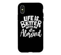 Almond Apparel - Funny Almonds Lover Design Case for iPhone X/XS