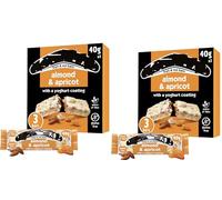 Almond Apricot with a Yoghurt Coating Fruit & Nut Cereal Bars 3x40g (2 Pack) | IDEAONIC