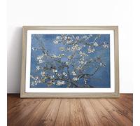 Almond Blossom Branches Vol.2 By Vincent Van Gogh | Framed Wall Art Print | Modern Home Decor Picture | Ready to Hang Artwork for Living Room, Bedroom, Kitchen or Office | Multiple Sizes