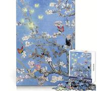 Almond Blossom Butterfly 1000 Piece Jigsaw Puzzles for Adults Jigsaw Mental Sharpness Quiet Enjoyment Smooth Edges Heartfelt Gift (50x75cm)