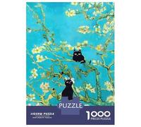 Almond Blossom Tree Jigsaw Puzzle for Adults 1000 Piece Jigsaw Puzzle Relaxing Focus Puzzle Game for Family 52x38cm/1000pcs
