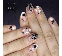Almond False Nails Halloween Press On Full Covers Artificial French Tips Fake For Decoration Full Cover Artificial Nail