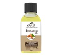 Almond Oil 100% Pure and Certified Organic Sweet Almond Oil, Cold Pressed, Unrefined, Non-GMO. Ideal for Natural Hair Growth, Face Moisturizer, Makeup Remover and Body Massage 50ml