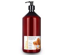 Almond Oil for Skin (Body, Face), Pregnancy Oil (Stretch Mark), Baby Oil Skin Care, Massage Oil, Hair Oil, High in Vitamin E, 100% Natural - 1000 ml 1 l 35.2 fl oz