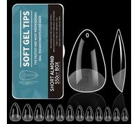 Almond Shape Gel Nails Tips 550PCS Pre Etched Clear False Nails Manicure Accesories For Professional And Starter Use Nail Art At Home