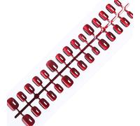 Almond/Square/Coffin Fake Nails Cats Eye Press On Nails Stick On Nails Wine Redness Artificial Nails Acrylic Nails