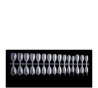 Almond/Square Oval/Coffin Nail Tips Clear For Acrylic Nails Full Cover Fake For Salon And Full Cover Length Natural For Set No C Clear For Professional