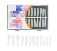 Almond/Stilettos False Nails Tips Gel Nails Tips Full Covers Acrylic False Nails Tips Press On Nails For Home Nails Salo